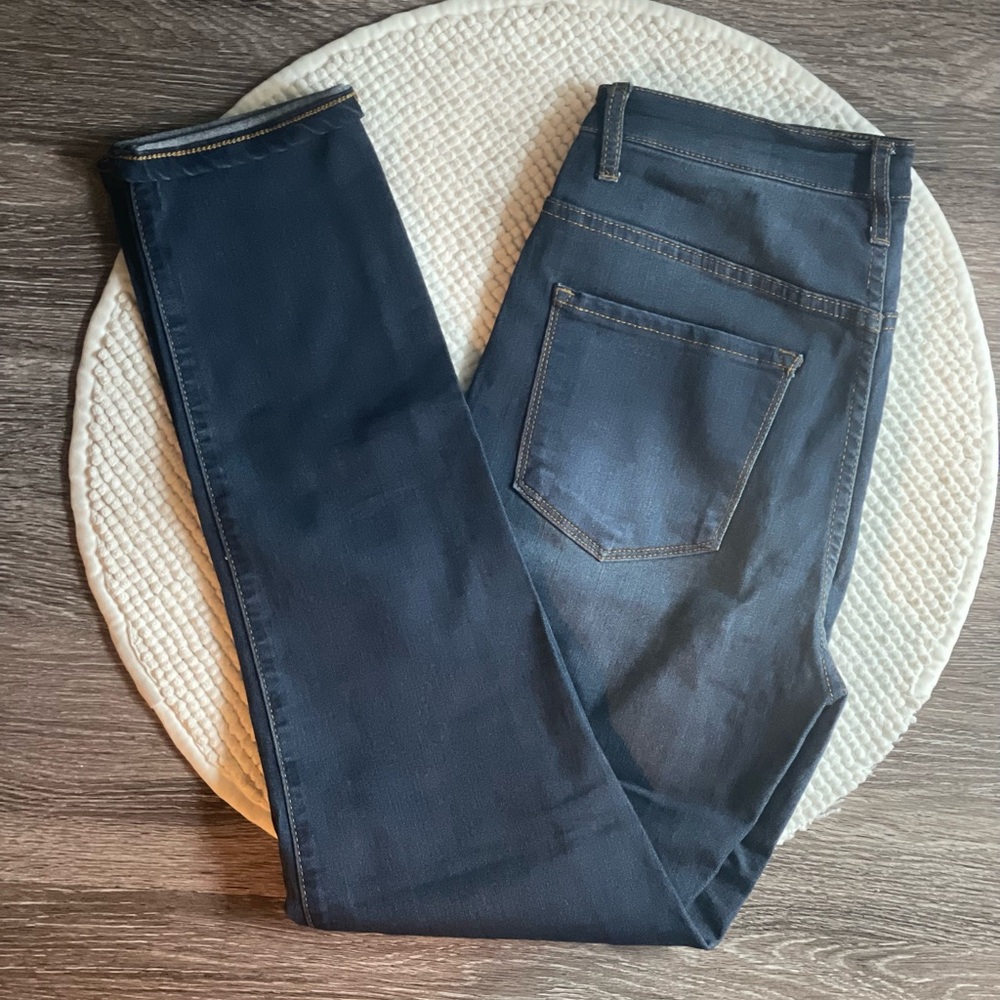 FashionNova Dark Blue Skinny Jeans